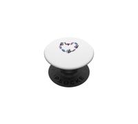 Heart Mystic Crystal Illustration Magical PopSockets Adhesive PopGrip