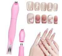 Heart Nail Art Magnet, Wooden Handle Nail Magnet, Versatility Personalization DIY Tools, Strong magnetic properties For home or professional use