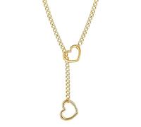 Heart Necklace - Titanium Steel Chain Love Pendant, Gothic Punk Jewelry | Elegant Necklace, Romantic Heart, Fashion Pendant, Elegant, Consulte la descripción, Titanium Steel, See