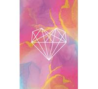 Heart Notebook Journal: Beautiful Pink Purple Blue Gold Heart design Notebook with 120 pages to write your manifesting notes, intentions, goals and ... Daily Journal. Positive Affirmations. Diary