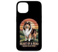 Heart of a Hero - Rough Collie Spirit Vintage Design Case for iPhone 13
