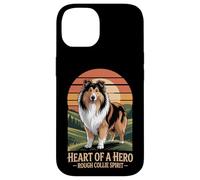 Heart of a Hero - Rough Collie Spirit Vintage Design Case for iPhone 14