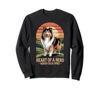 Heart of a Hero - Rough Collie Spirit Vintage Design Sweatshirt