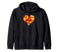 Heart of Flames Zip Hoodie