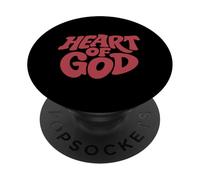 Heart Of God Christian Jesus Scripture Worship Inspirational PopSockets Adhesive PopGrip