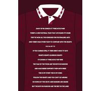 Heart of Midlothian supporters song print. Size A3