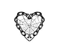 Heart of Shackles Waterproof Semi-Permanent And Long-Lasting 2 Weeks Temporary Tattoo Stickers For Men And Women Finger Chest Arm Back(3pcs)