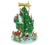 Heart Of The Forest 3D Pop & Slot Free Standing Christmas Tree Advent Calendar