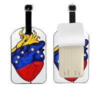 Heart of Venezuela Elegant Luggage Tag 10 x 7 cm Travel Accessory