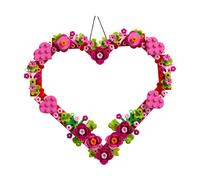 LEGO Heart Ornament Toy - Kids' Arts & Crafts Kit incl. a Display Model with Flowers, Leaves & Smaller Hearts - Birthday Gift for 9+ Year Old Girls & Boys - 40638
