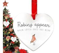 Heart Ornament, I You Lived Next Door Ceramic Heart Ornament, Ceramic Heart Ornament Sign for Table Decorations, School Bags, Backpacks