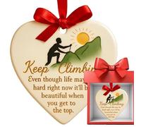 Heart Ornaments For Christmas Tree - Ceramic Friendship Decor, Handcrafted Hanging Keepsake, Elegant Holiday Decoration, Vintage Porcelain Pendant, Lovely Gift Symbol | Decor Created To Celebrate