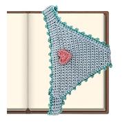 Heart Page Marker, Cute Bookmark Holder, 9.06x4.53x0.39 Inch Reading Clip Tool, Flexible Page Saver Strip, Decorative Stationery Design, Book Accessory for School Library Use