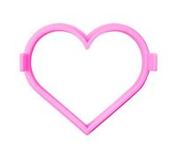 Heart Pancake Ring - Silicone Heart Egg Ring | Heart Shaped Egg Molds | Baking Ring Heart Mold | Non-stick Egg Mold | Cake Molds
