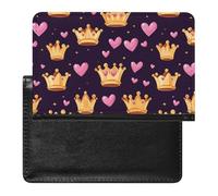 Heart Pattern PU Leather Passport Covers RFID Blocking Wallet Holder with Card Protector Slot Travel Accessories