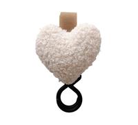 Heart Pattern Strollers Organiser Hook for Diaper Bags Toy Parent Must Have Baby Carriage Accessory Use Plush Heart Strollers Hanger for Parents