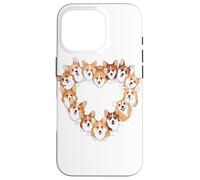 Heart Pembroke Welsh Corgi Corgis Case for iPhone 16 Pro