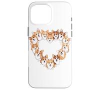 Heart Pembroke Welsh Corgi Corgis Case for iPhone 16 Pro Max