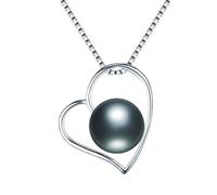 Heart Pendant Jewelry 100% Genuine Natural Freshwater Pearl Pendant For Women