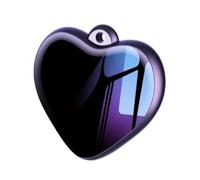 Heart Pendant Voice Recorder - Mini Hidden Recording Device with 35H Recording Time, Wearable Necklace Recorder for Meetings Lectures Interviews (8GB)