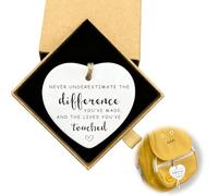 Heart Plaque, Inspirational Motivation Gift For Teacher Nurse Friend Colleague, Acrylic Appreciation Keepsake, Ready To Gift In Box