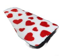 Heart Plush Car Armrest Pad 32x19cm Rabbit Pattern Warm Comfortable | Plush material for comfort and warmth Wide fit for most center console armrests Adds cute style with rabbit pattern