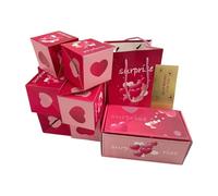 Heart Pop Out Box,Money Gift Box,Funny Ways to Give Money As a Gift,Bouncing Cash Boxes,Valentine'S Day Folding Gift Boxes,For Wedding Anniversary Mother Thanksgiving Day