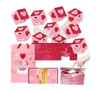 Heart Pop Out Box,Money Gift Box,Funny Ways to Give Money As a Gift,Bouncing Cash Boxes,Valentine'S Day Folding Gift Boxes,For Wedding Anniversary Mother Thanksgiving Day