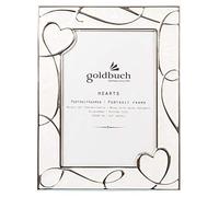 Heart Portrait Picture Frame Cream/Silver for 1 Photo 13 x 18 cm