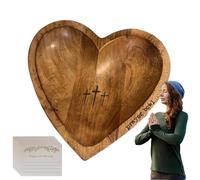 Heart Prayer Bowl, Prayer Bowl | Prayer Dough Bowls - Rustic Decorating Tool Bedroom Dressers Bedside Tables and Bedside Tables