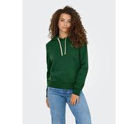 Heart Print Hoodie Green