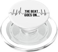 Heart Pulse, EGK and Heartbeat with The Beat Goes On... PopSockets PopGrip for MagSafe