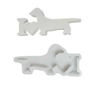 Heart Puppy Silicone Molds for Epoxy Resin Soap Molds Chocolate Fondant Mold