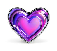 Heart Purple Hearts Brooch Classic Mini Pin 1 Inch Aluminum Alloy Lapel Pin Personalized Button Badge for Backpack Hat Suit Jacket Clothing Decoration