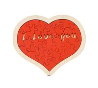 Heart Puzzle Craft Kits For Kids School Valentine's Day Celebration Gift Heart Wood Set Classroom Activity Colorful