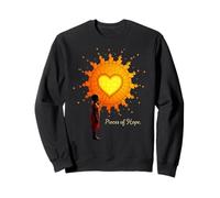 Heart Puzzle Symbol for Childhood Cancer Awareness Sweatshirt