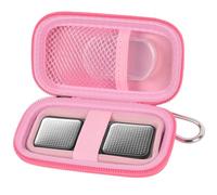 Heart Rate Monitor Case for AliveCor for KardiaMobile 6L / 6L Max 1L Personal EKG Monitor Storage Holder Fits for Cardiac Mobile Portable Heart Rate Monitor Bag Organizer (Pill Box Included) Pink