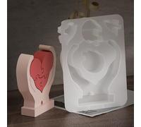 Heart Resin Mould DIY Silicone Moulds Hands Holding A Heart Casting Kit Craft Frame Resin Epoxy Molds for Silicone Casting