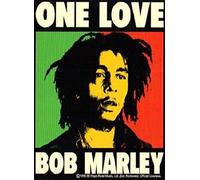 Heart Rock Flag Original Bob Marely One Love, Fabric, Multicoloured, 110 x 75 x 0.1 cm