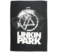 Heart Rock - Linkin Park Atomic Age Flag, Italian Quality, Resistant Materials and Vivid Colours - Made in Italy [100% Polyester - 110 x 75 cm]