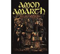 Heart Rock Original Flag Amon Amarth Thor, Fabric, Multicoloured, 110 x 75 x 0.1 cm