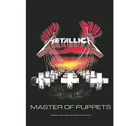 Heart Rock Original Metallica Master Of Puppets Flag, Fabric, Multicoloured, 110 x 75 x 0.1 cm