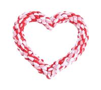 Heart Rope Dog Toys - Dog Chew Toys, Unbreakable Dog Toys, Heart Rope Chew Toys, Durable Chew Toys for Dogs, Interactive Play Rope,