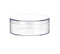 Heart/Round Acrylic Containers, Clear Acrylic Box Organisers with Lid, Heart/Round Storage Boxes for Candy Pills, Nails, Beads, Decorative Storage Boxes with Lid