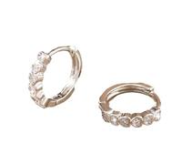 Heart Round Ear Buckle Women's Earrings Pendientes Dorados for Womens Piercing Aretes Mujer Moda Pendientes Tous