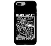 Heart Says Pit Knees Say Balcony Heavy Metal Case for iPhone 7 Plus/8 Plus