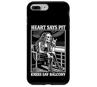Heart Says Pit Knees Say Balcony Heavy Metal Case for iPhone 7 Plus/8 Plus