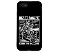Heart Says Pit Knees Say Balcony Heavy Metal Case for iPhone SE (2020) / 7/8