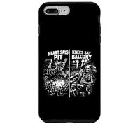 Heart Says Pit Knees Say Balcony Heavy Metal Music Festival Case for iPhone 7 Plus/8 Plus