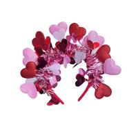 Heart Sequins Headband Handmade Valentine Day Hairband Women Hair Accessory For Parties Festival Parties Decoration
